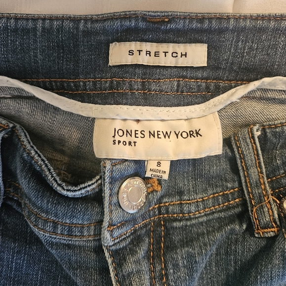 Jones New York Sport stretch cropped Jean size 8 - Picture 2 of 7
